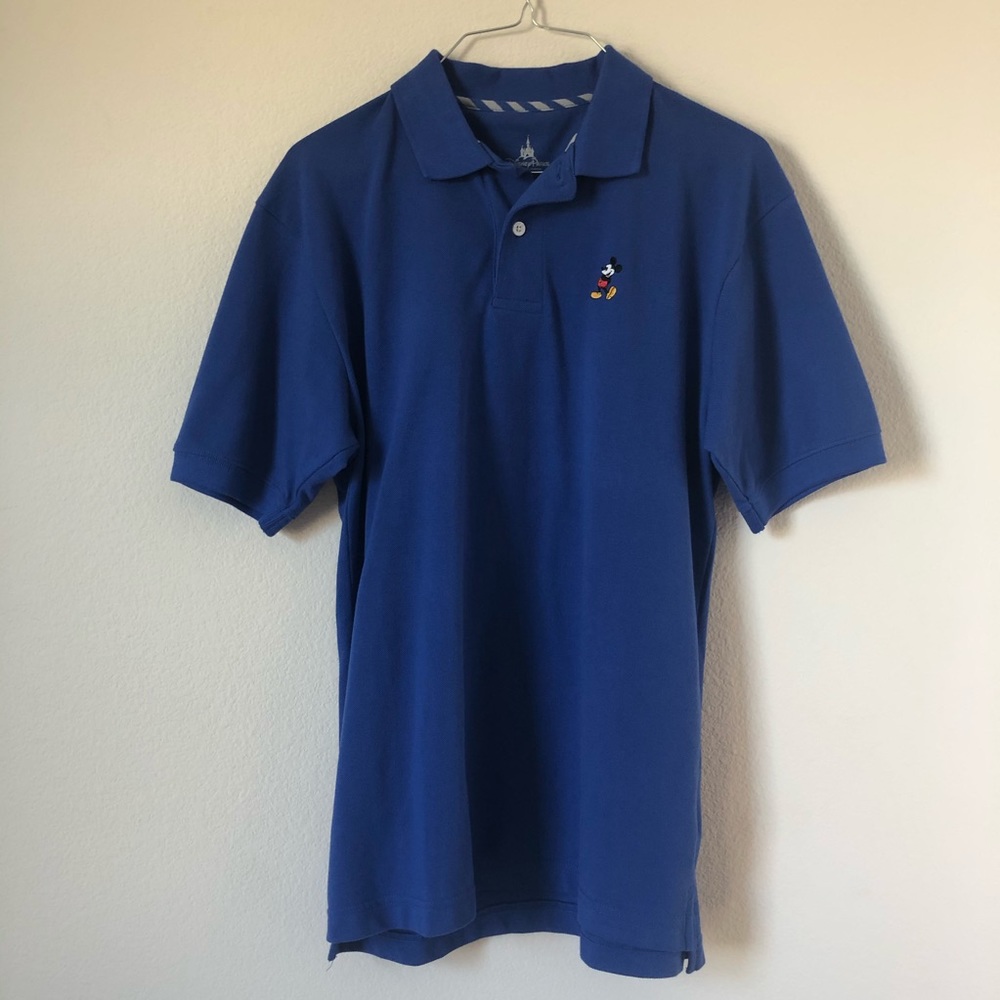 Mens Disney Parks Mickey Mouse Logo Polo